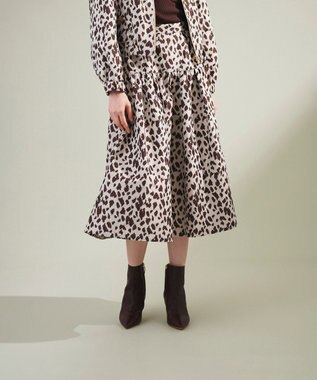 レオパードジャガードスカート / GRACE CONTINENTAL | GRACE レオパードジャガードスカート / GRACE CONTINENTAL | GRACE