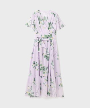 GRACE CONTINENTAL プリントセパレートワンピース パープル