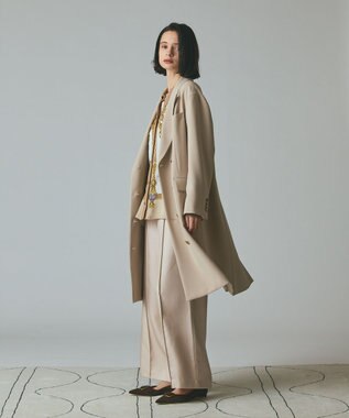 GRACE CONTINENTAL オーバーサイズテーラーコート ベージュ