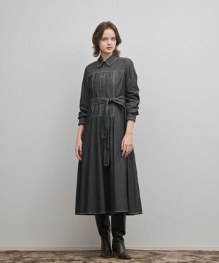 GRACE CONTINENTAL シャツフレアワンピース