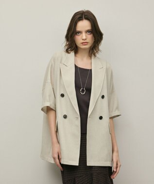 GRACE CONTINENTAL ドルマンテーラードジャケット