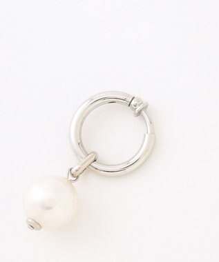 GRACE CONTINENTAL パールリングイヤークリップ シルバー