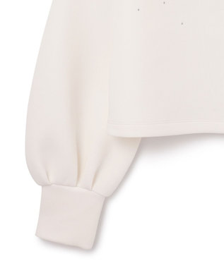 GRACE CONTINENTAL ロゴカットトップ ホワイト