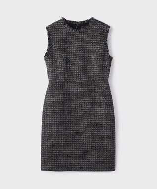 GRACE CONTINENTAL ツイードタイトワンピース ブラック