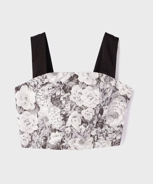 GRACE CONTINENTAL アンティークフラワーベアトップ ブラック