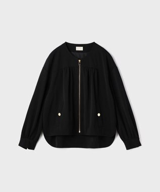 GRACE CONTINENTAL トリアセジャージジャケット ブラック