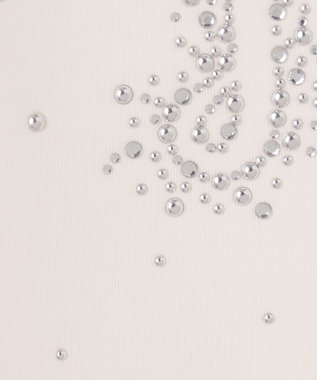 GRACE CONTINENTAL ロゴカットトップ ホワイト