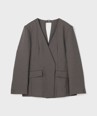 GRACE CONTINENTAL バックシャンノーカラージャケット バックシャンノーカラージャケット / GRACE CONTINENTAL | GRACE