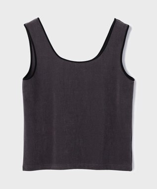 GRACE CONTINENTAL ルーズパーカーsetトップ チャコール