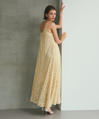 GRACE CONTINENTAL レースキャミドレス ベージュ