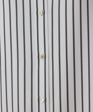 GRACE CONTINENTAL ストライプシャツワンピース ホワイト