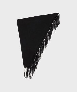 GRACE CONTINENTAL フリンジストール ブラック