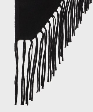 GRACE CONTINENTAL フリンジストール ブラック