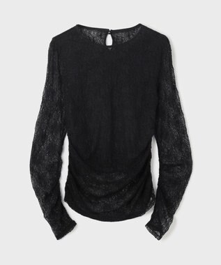 GRACE CONTINENTAL シアーレースカットトップ ブラック