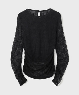 GRACE CONTINENTAL シアーレースカットトップ ブラック