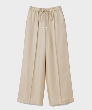 GRACE CONTINENTAL シルクツイルイージーパンツ ベージュ