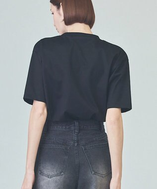 GRACE CONTINENTAL レタードプリントTシャツ ブラック