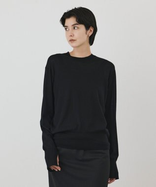 GRACE CONTINENTAL ウールシルククルーニットトップス