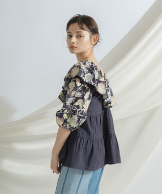 フリル刺繍トップ / GRACE CONTINENTAL | GRACE CONTINENTAL