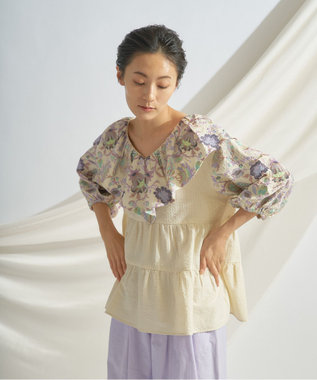 マルチフラワー刺繍トップ / GRACE CONTINENTAL | GRACE