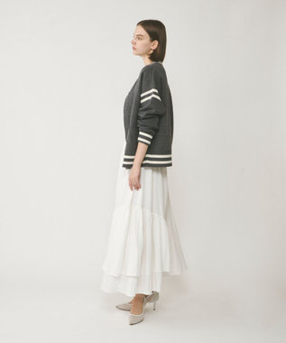 GRACE CONTINENTAL イレギュラーギャザースカート キナリ