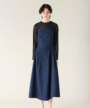 GRACE CONTINENTAL ビスチェsetワイドパンツ ネイビー