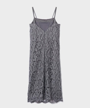 GRACE CONTINENTAL コードリバーレースドレス グレー