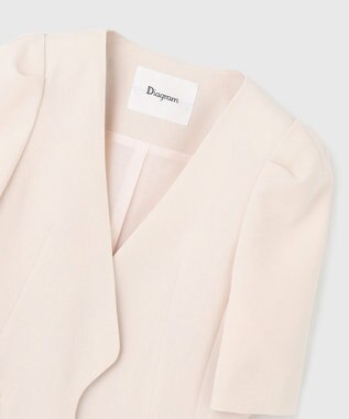 GRACE CONTINENTAL パフスリーブジャケット キナリ