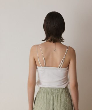 GRACE CONTINENTAL テレコベアトップ ホワイト