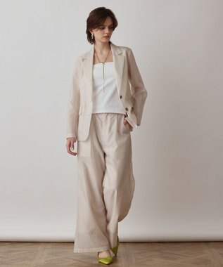 GRACE CONTINENTAL ブライトシアーパンツ キナリ