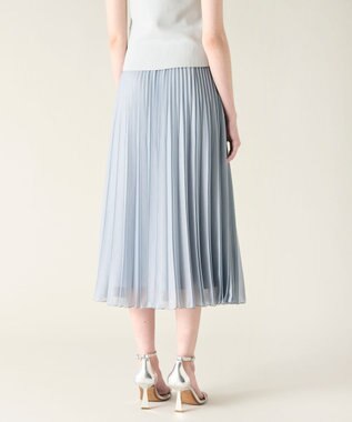 GRACE CONTINENTAL チンツプリーツスカート ブルー