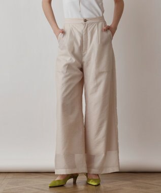 GRACE CONTINENTAL ブライトシアーパンツ キナリ