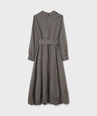 GRACE CONTINENTAL カシュクールバルーンワンピース チャコール