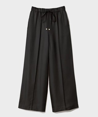 GRACE CONTINENTAL シルクツイルイージーパンツ ブラック