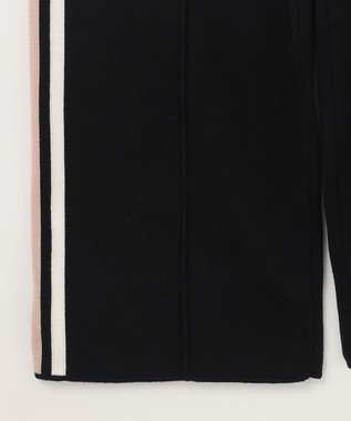 GRACE CONTINENTAL サイドラインニットパンツ ブラック