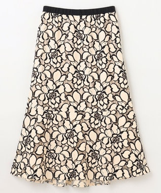 GRACE CONTINENTAL ローズレーススカート キナリ