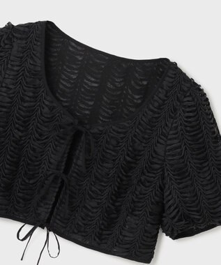 GRACE CONTINENTAL レーススカラトップ ブラック