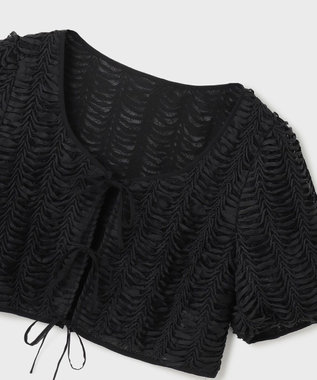 GRACE CONTINENTAL レーススカラトップ ブラック