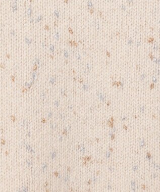 GRACE CONTINENTAL カシミヤ混ラメニットトップ キナリ