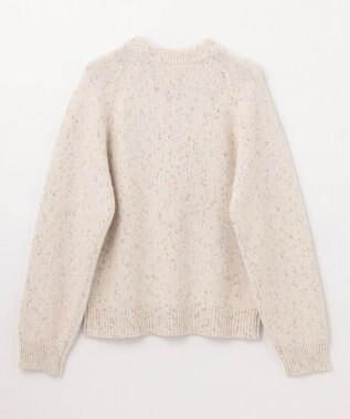 GRACE CONTINENTAL カシミヤ混ラメニットトップ キナリ