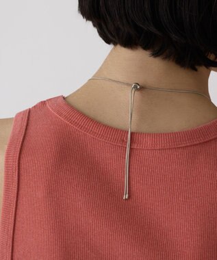 GRACE CONTINENTAL チャンキートップネックレス シルバー