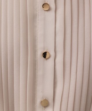 GRACE CONTINENTAL ボウタイプリーツドレス ベージュ