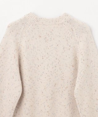 GRACE CONTINENTAL カシミヤ混ラメニットトップ キナリ