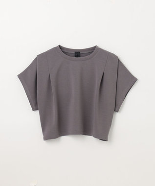 GRACE CONTINENTAL タックショートトップ グレー