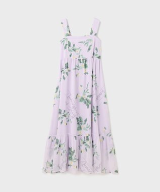 GRACE CONTINENTAL プリントセパレートワンピース パープル
