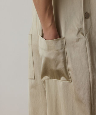 GRACE CONTINENTAL センタージップサロペット ベージュ