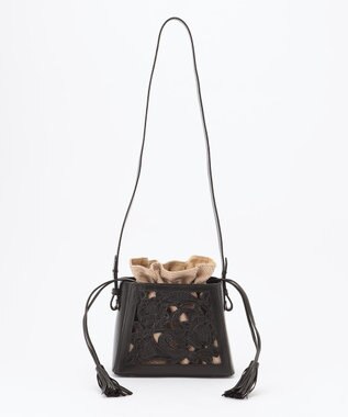 GRACE CONTINENTAL Cutwork box Bag