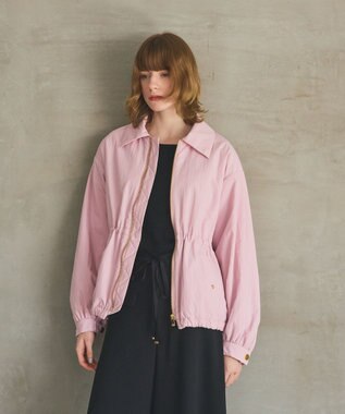 GRACE CONTINENTAL ナイロンパディングブルゾン ピンク