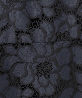 GRACE CONTINENTAL ローズレーススカート ネイビー