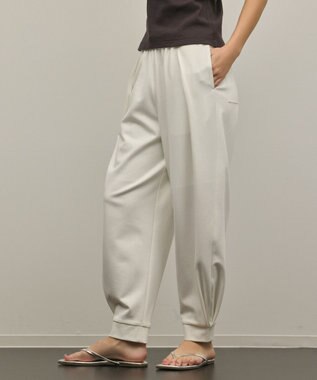 GRACE CONTINENTAL ポンチイージーパンツ ホワイト
